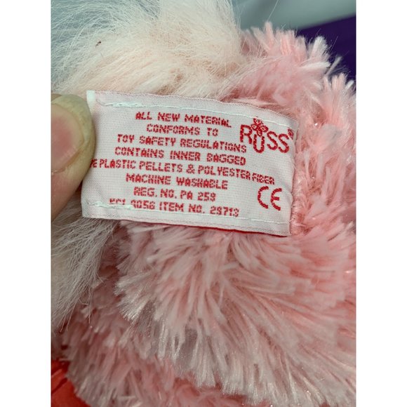 Russ 10" Luky The Pink Sparkle Frosted Unicorn Plush Stuffed Animal - Picture 7 of 9